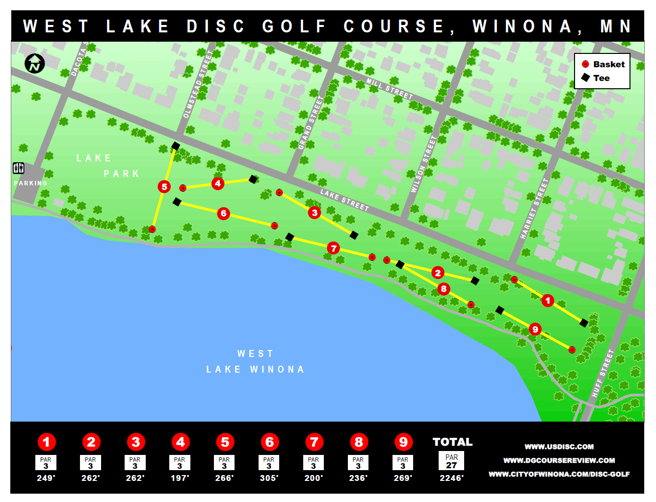West Lake Course Map