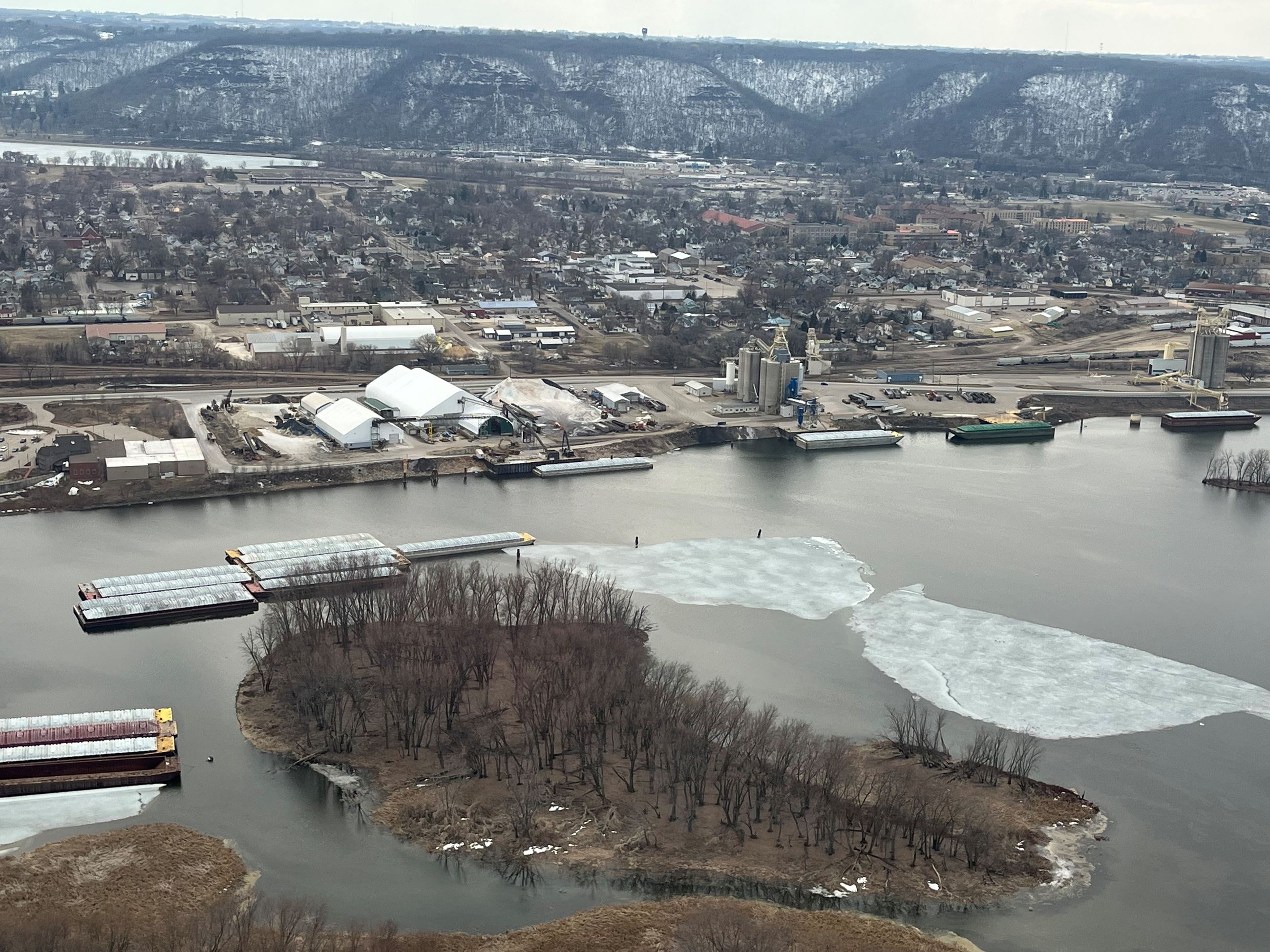 Aerial Photo of the Commercial Harbor 03262023