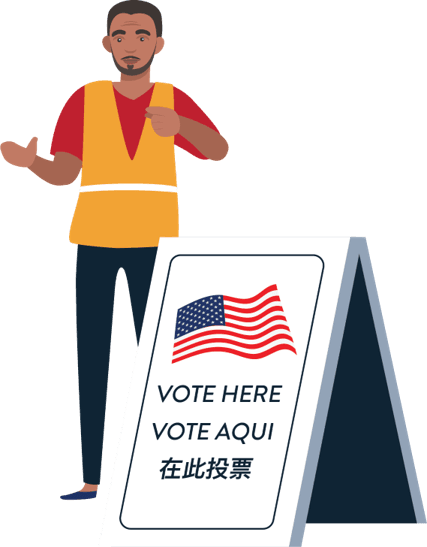 Vote Here _ Volunteer