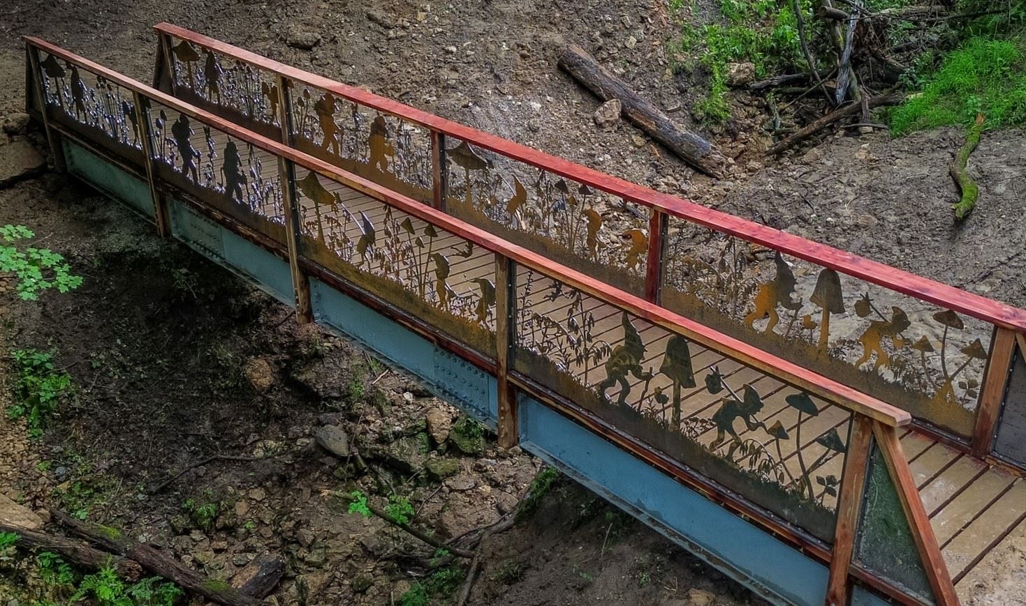 Bridge on path 